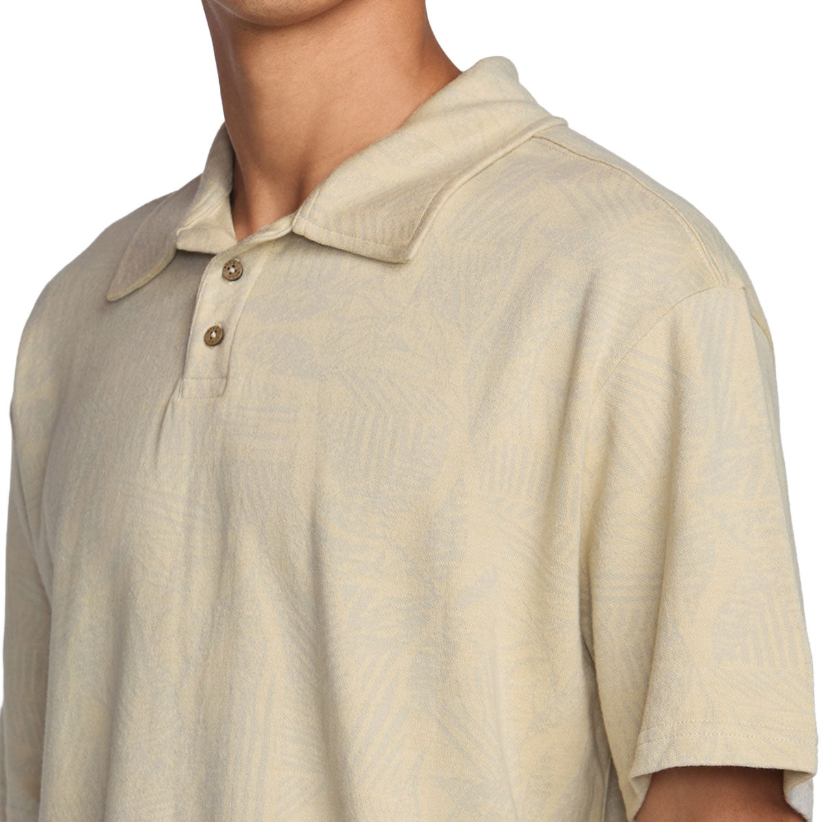 RVCA Leaf Lines Polo Shirt - Ceramic image 3