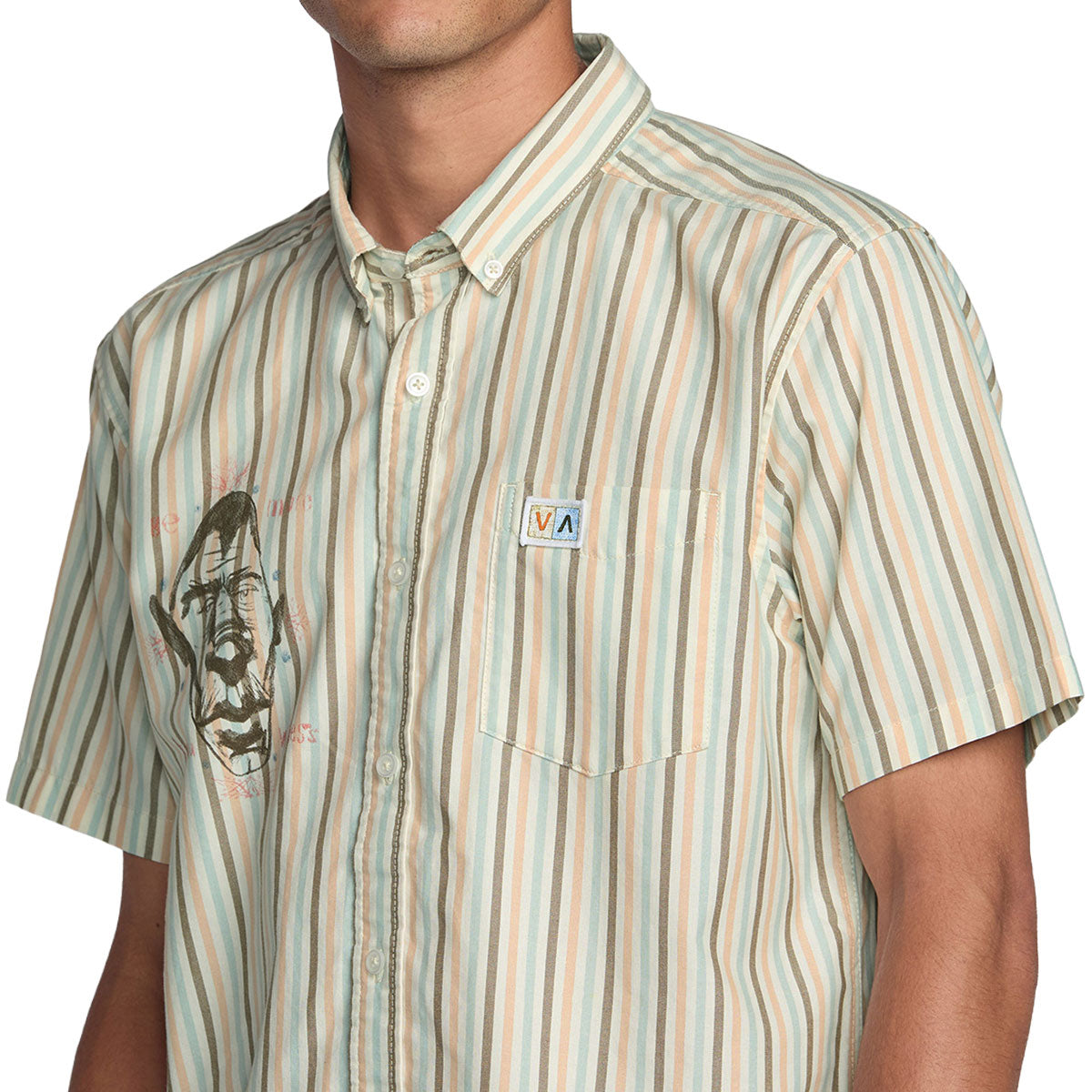 RVCA Jacobs Archive Stripe Shirt - Multi image 3