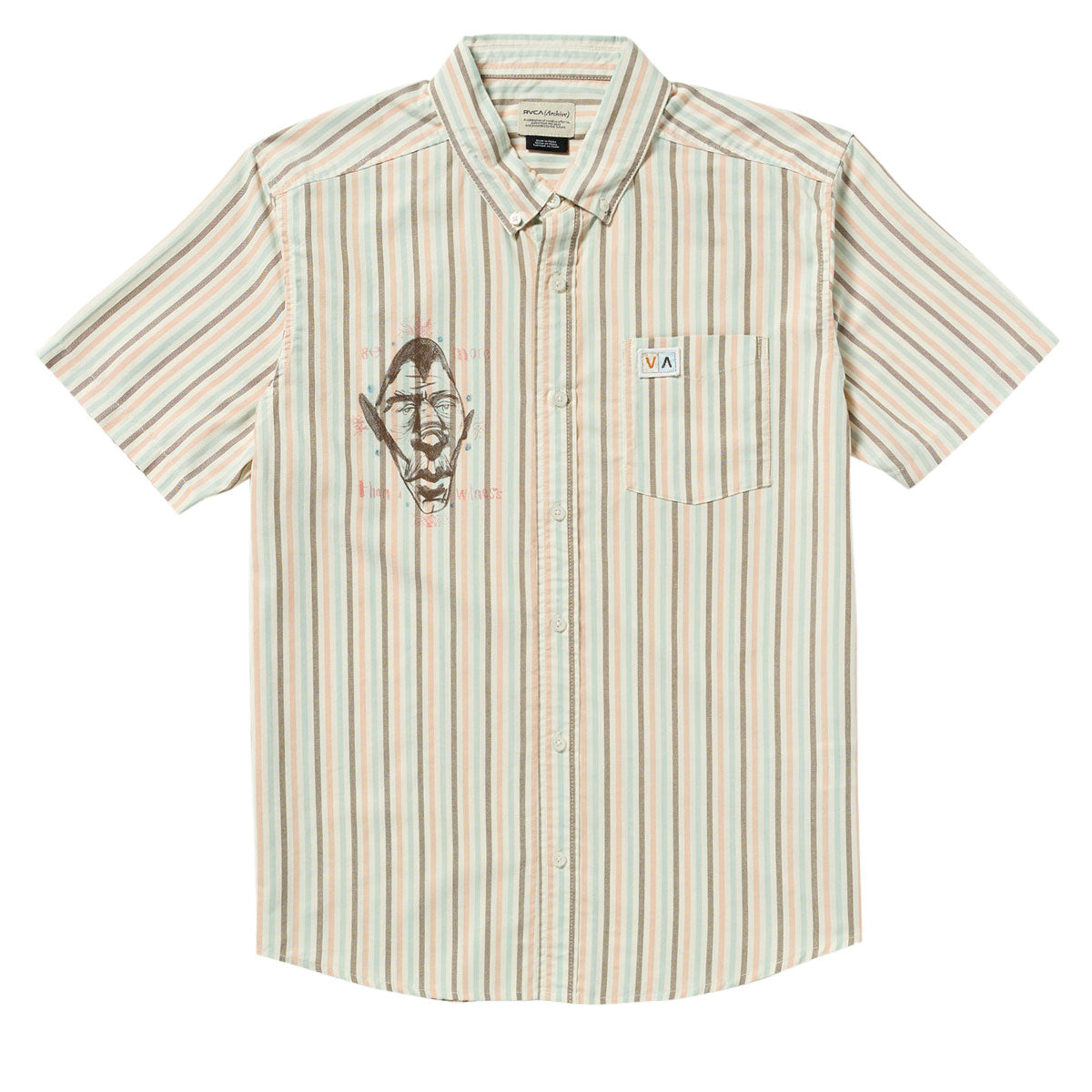 RVCA Jacobs Archive Stripe Shirt - Multi image 4