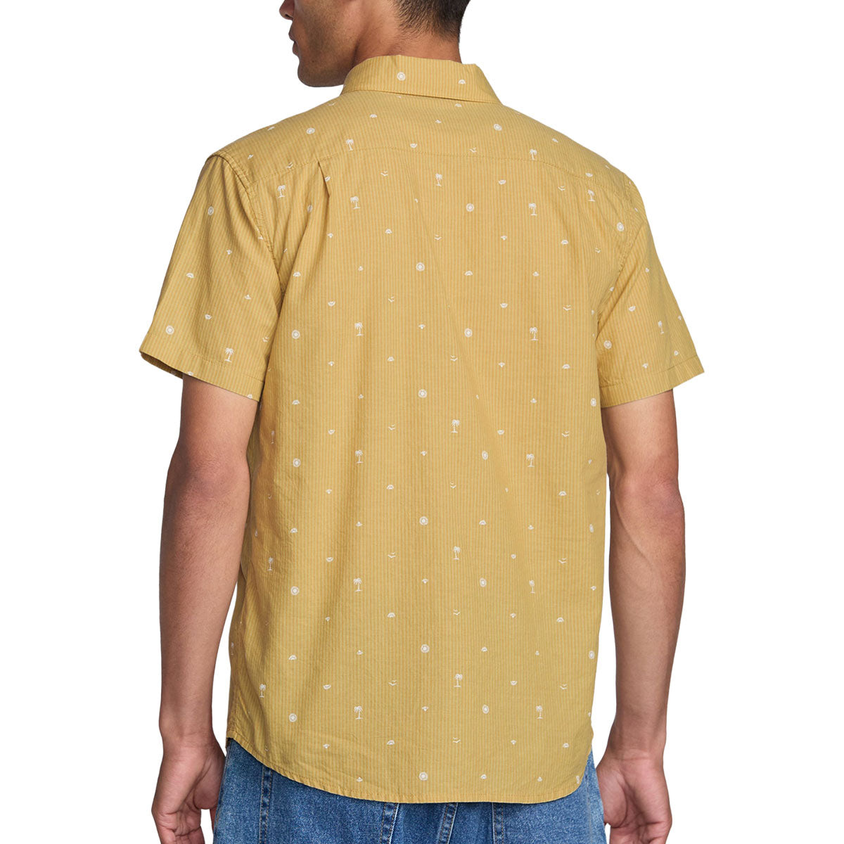 RVCA Exotica Seersucker Shirt - Ochre image 2