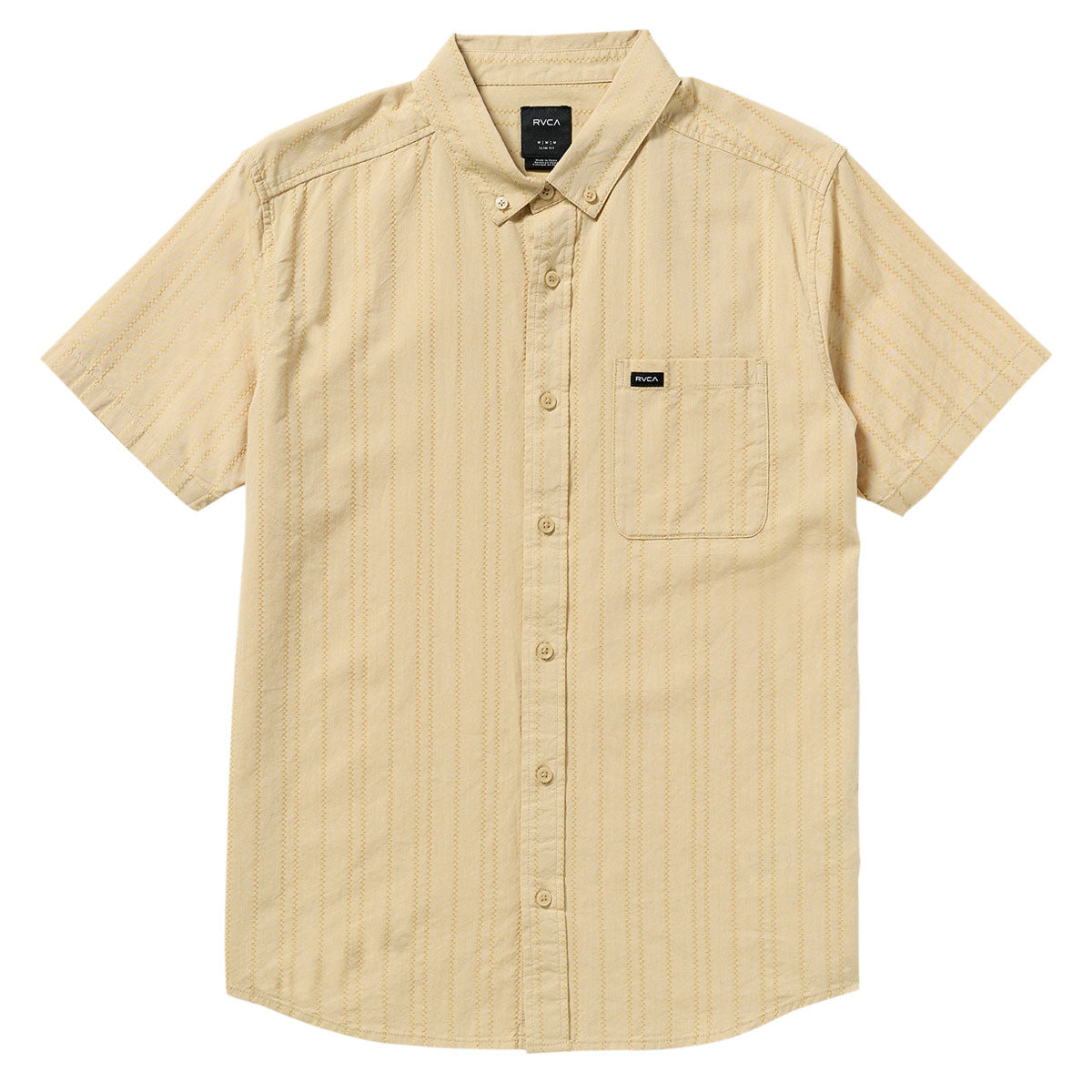 RVCA Thatll Do Stripe Shirt - Natural image 5
