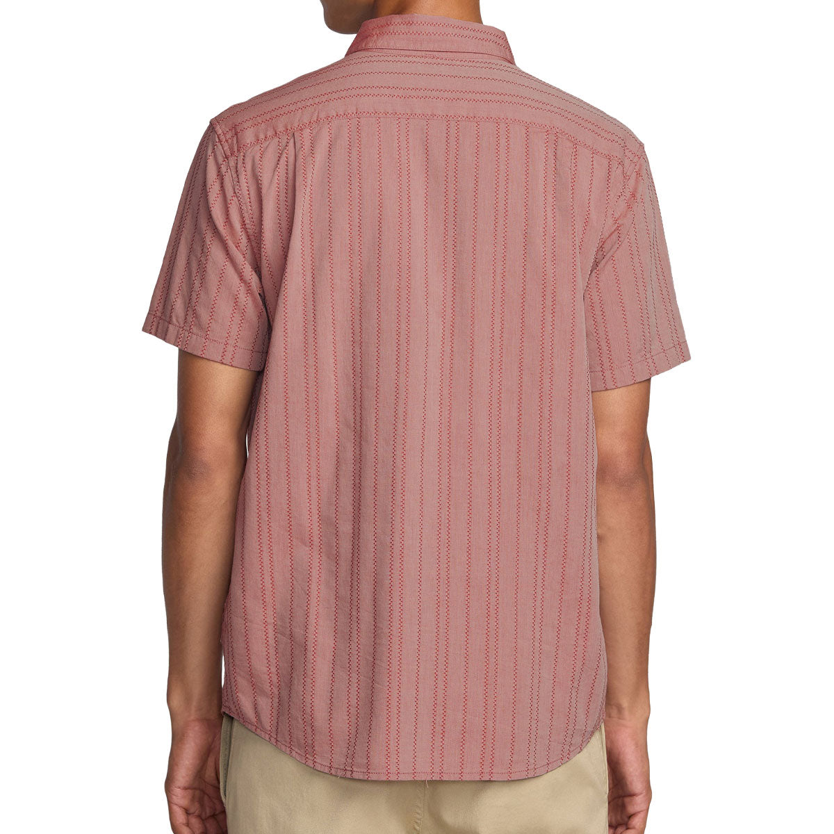 RVCA Thatll Do Stripe Shirt - Pale Mauve image 2
