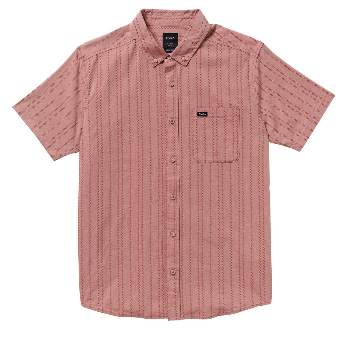 RVCA Thatll Do Stripe Shirt - Pale Mauve image 5