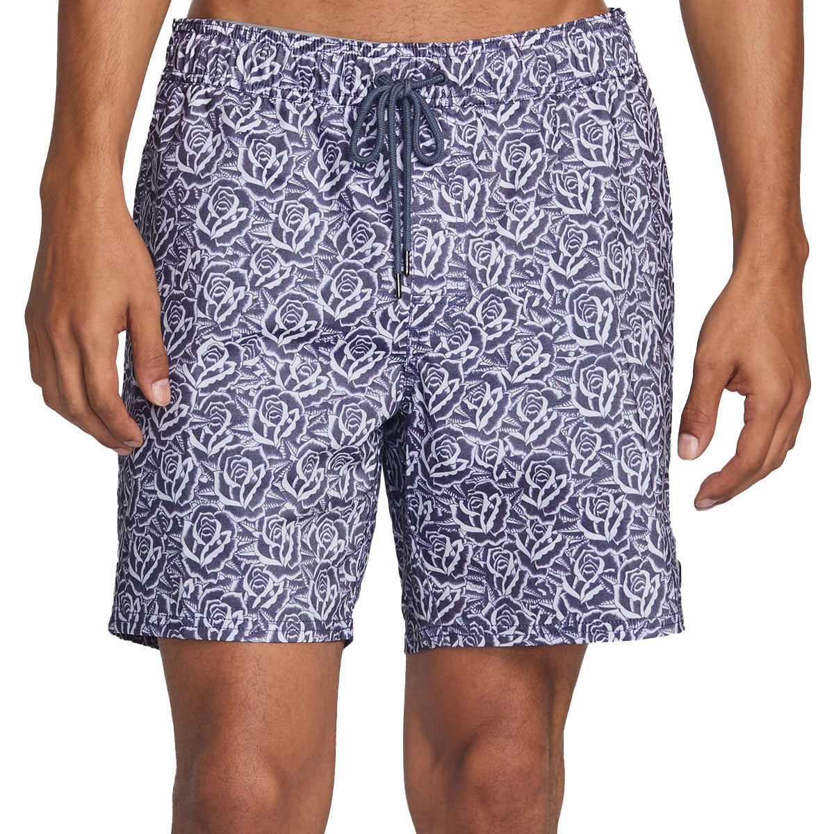 RVCA Barba Roses Elastic 17 Shorts - Light Blue image 3