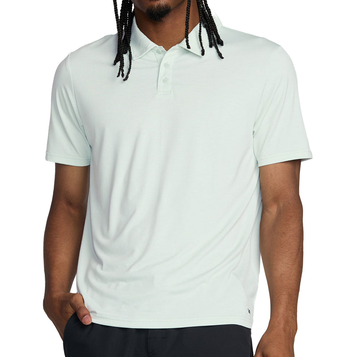 RVCA Balance Polo Shirt - Green Tea image 1