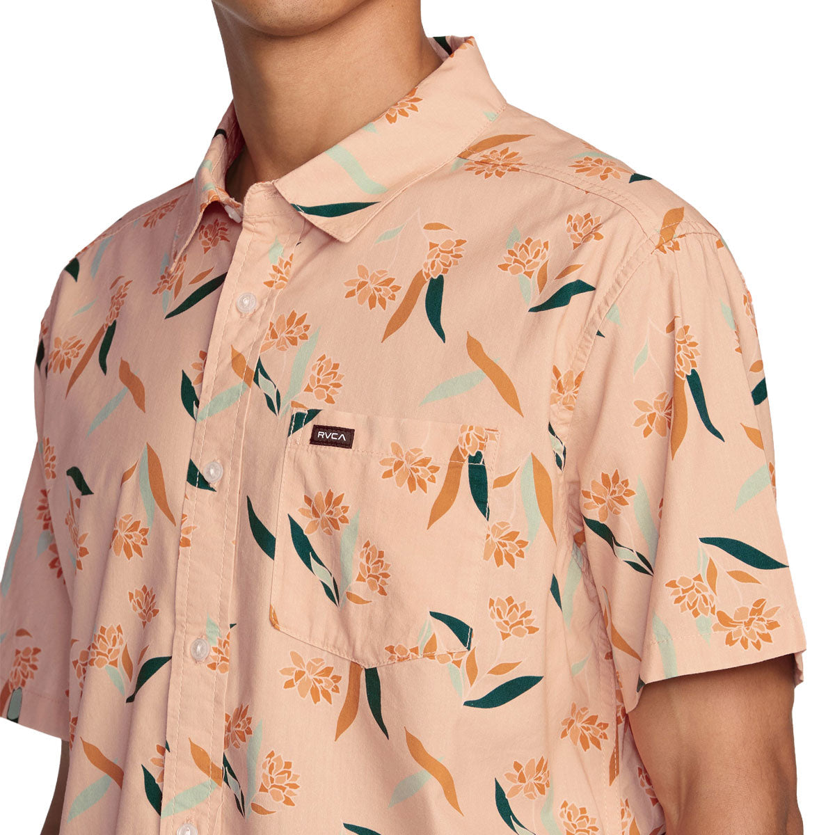 RVCA Botanical Shirt - Dusty Pink image 3