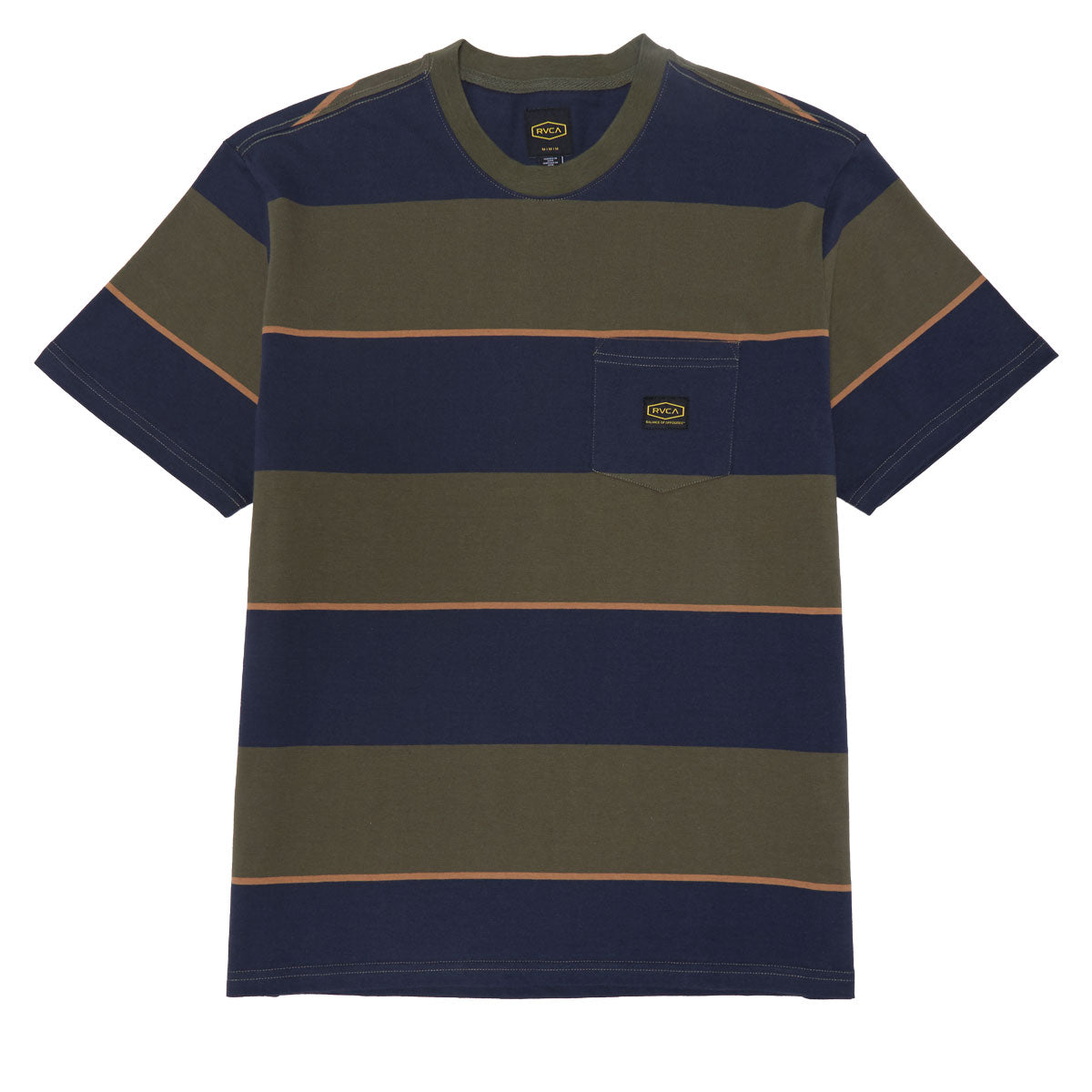 RVCA Dayshift Stripe Shirt - Moody Blue image 1