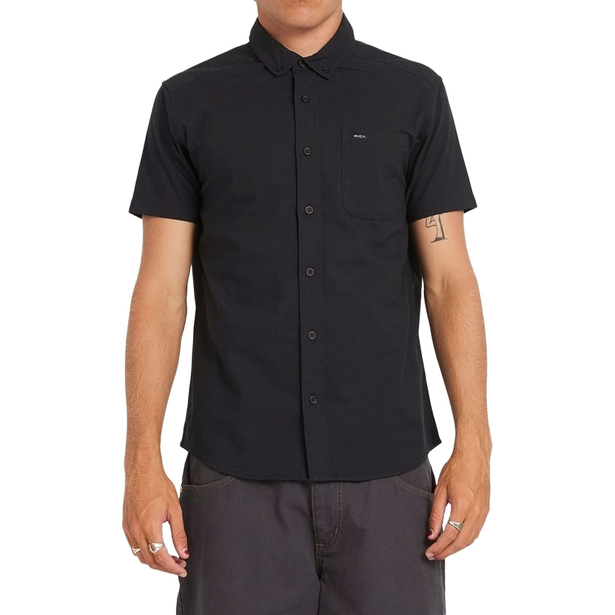 RVCA Thatll Do Stretch Shirt - Black 2025 image 1