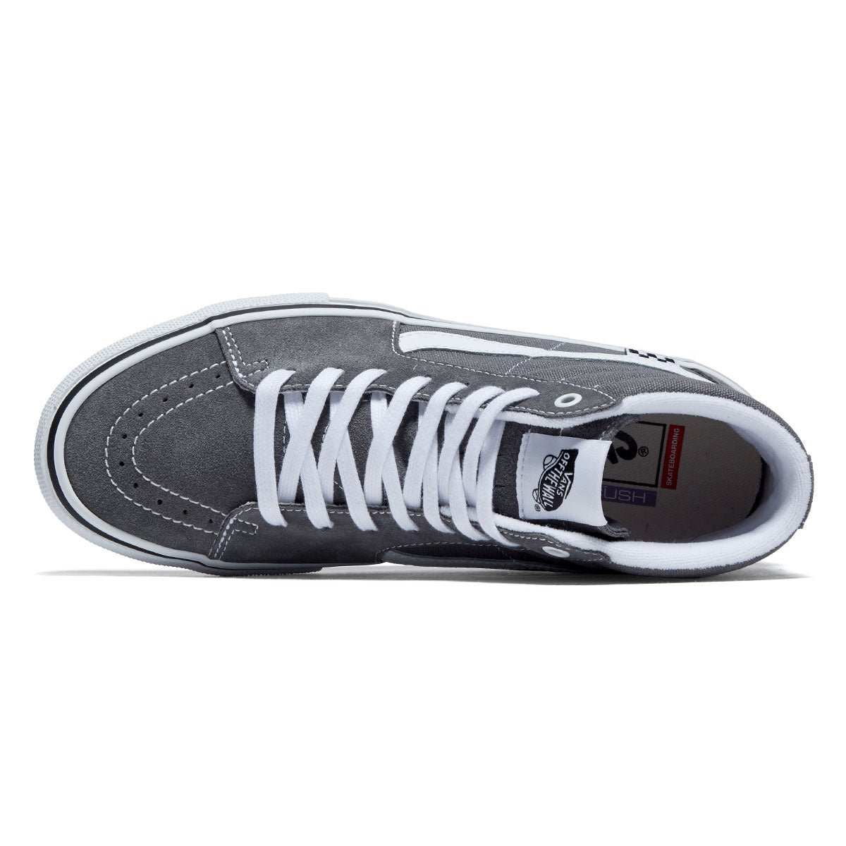 Vans Skate Sk8-hi Shoes - Pewter/White image 3