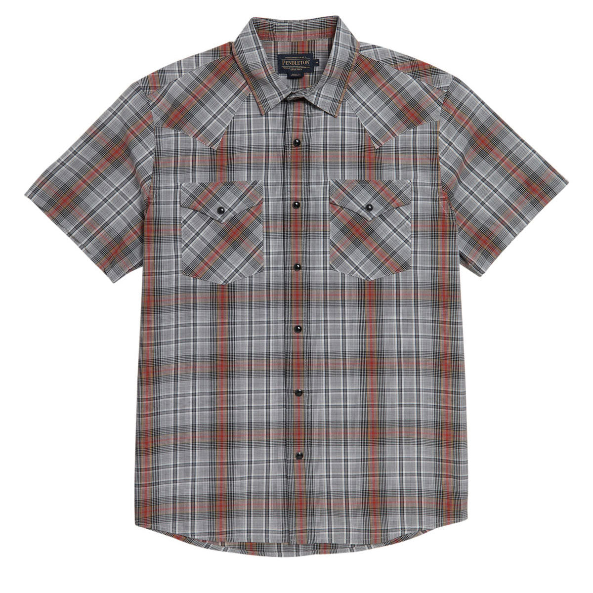 Pendleton Frontier Shirt - Grey/Black/Red Plaid image 1