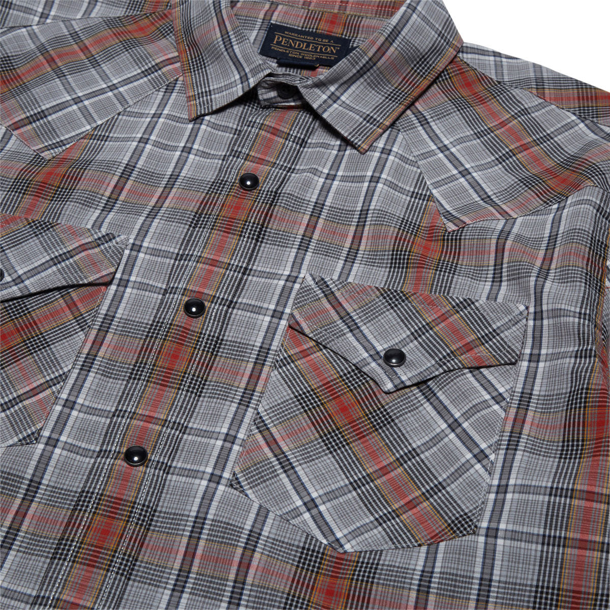 Pendleton Frontier Shirt - Grey/Black/Red Plaid image 3