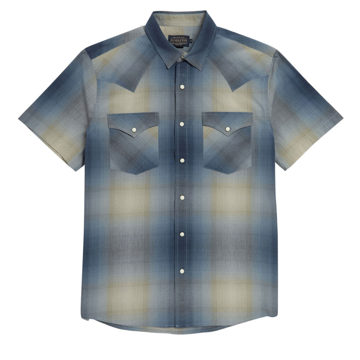 Pendleton Frontier Shirt - Navy/Grey Ombre image 1