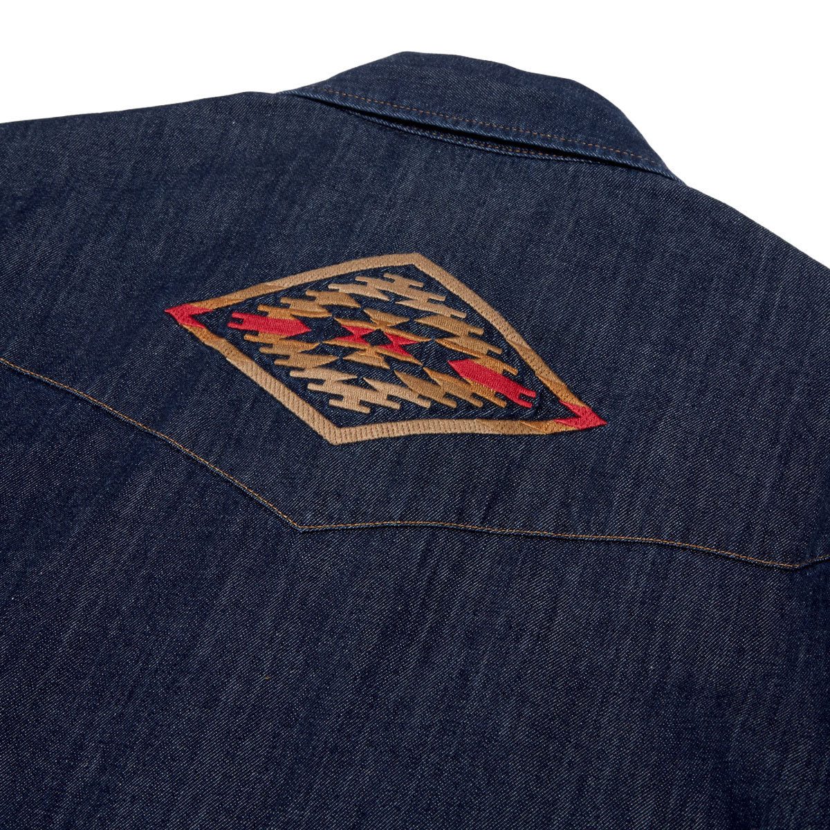 Pendleton Gambler Denim Long Sleeve Shirt - Dark Denim/Tumalo image 3