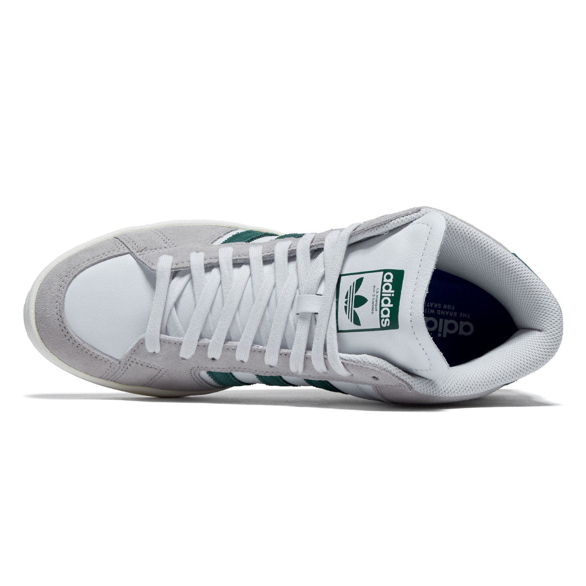 Adidas Superskate Shoes - Granite/Green/Crystal White image 3