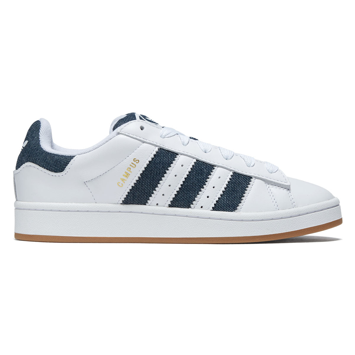 Adidas Campus 00s Shoes - Ftwr White/Night Indigo/Gold Metallic image 1