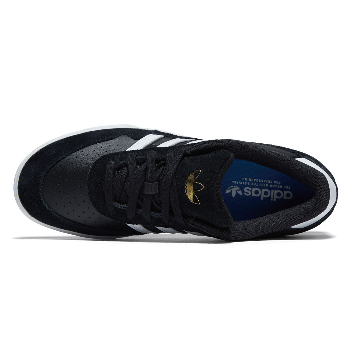 Adidas Tyshawn II Shoes - Core Black/Ftwr White/Gum Four image 3