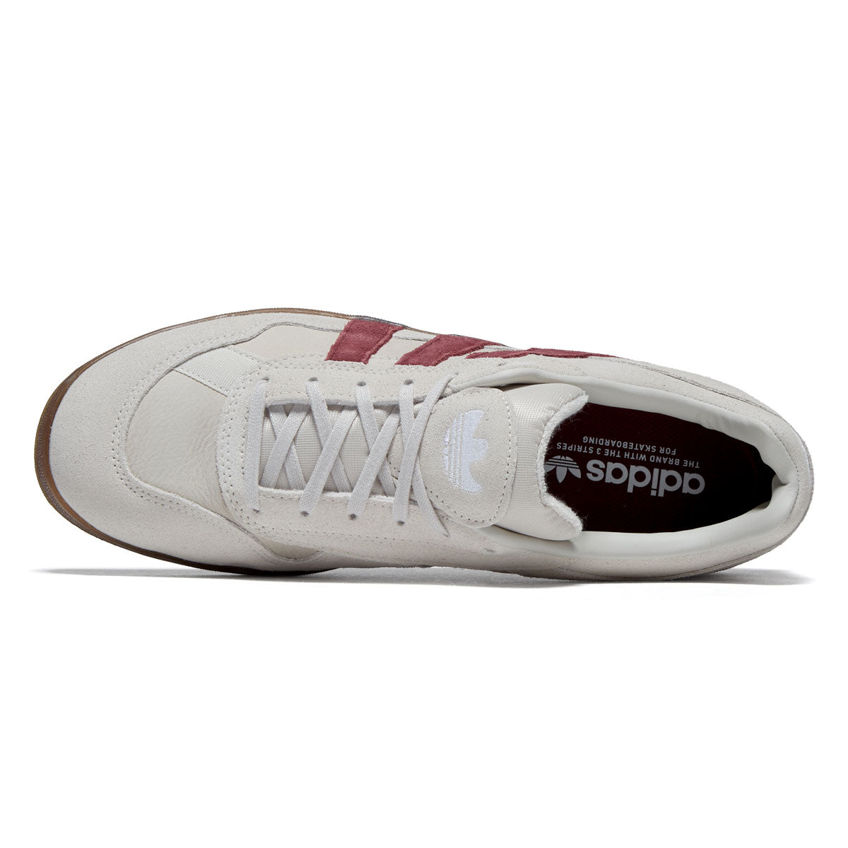 Adidas Aloha Super Shoes - Aluminum/Shadow Red/Gum image 3