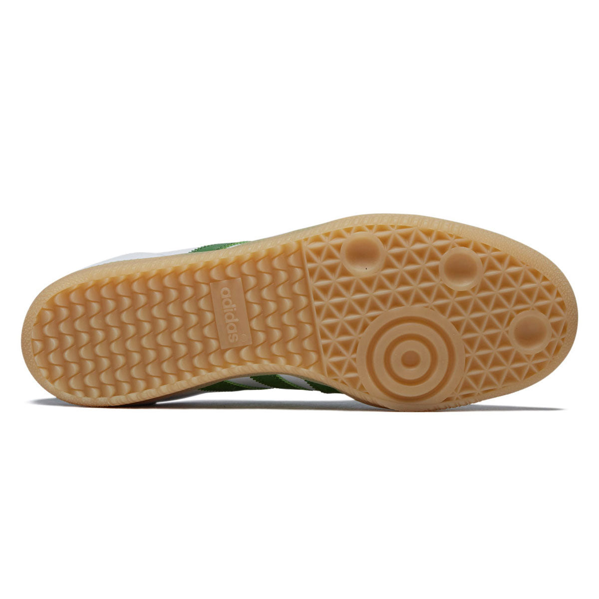 Adidas Samba ADV Shoes - Ftwr White/Green/Gum image 4