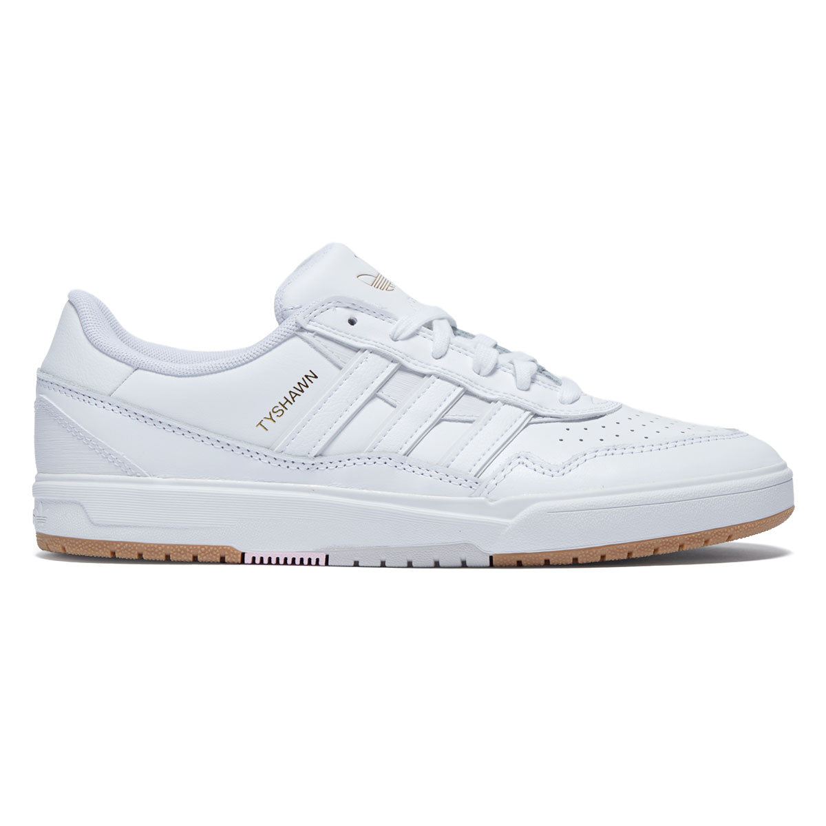 Adidas Tyshawn II Shoes - Ftwr White/Ftwr White/Gum image 1