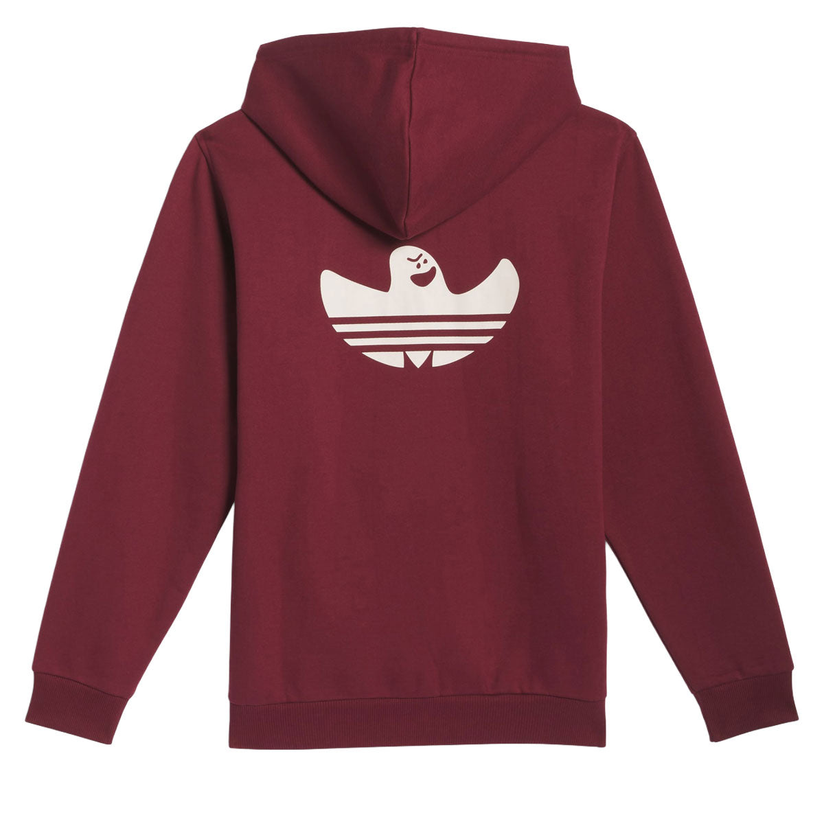 Adidas Shmangry Graphic Zip Up Hoodie - Shadow Red/Aluminum image 5