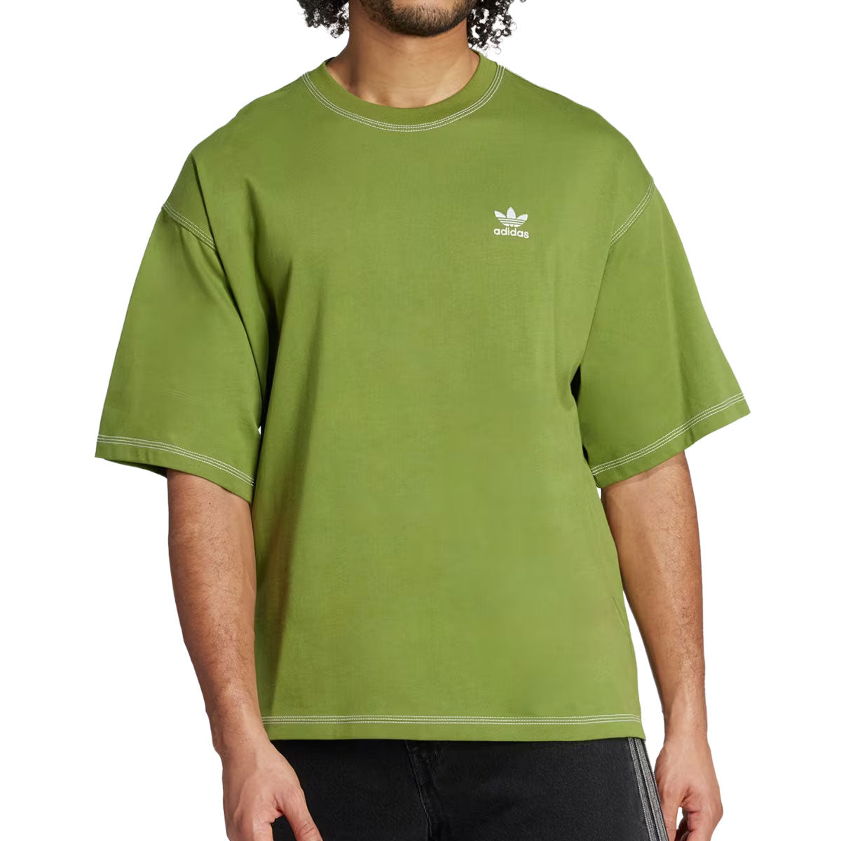 Adidas Essentials T-Shirt - Tech Olive image 2