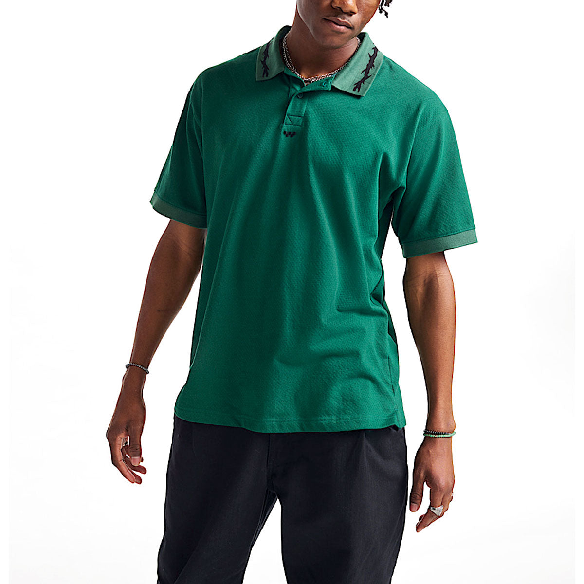 Vans Skate Mesh Polo Shirt - Rain Forest image 2