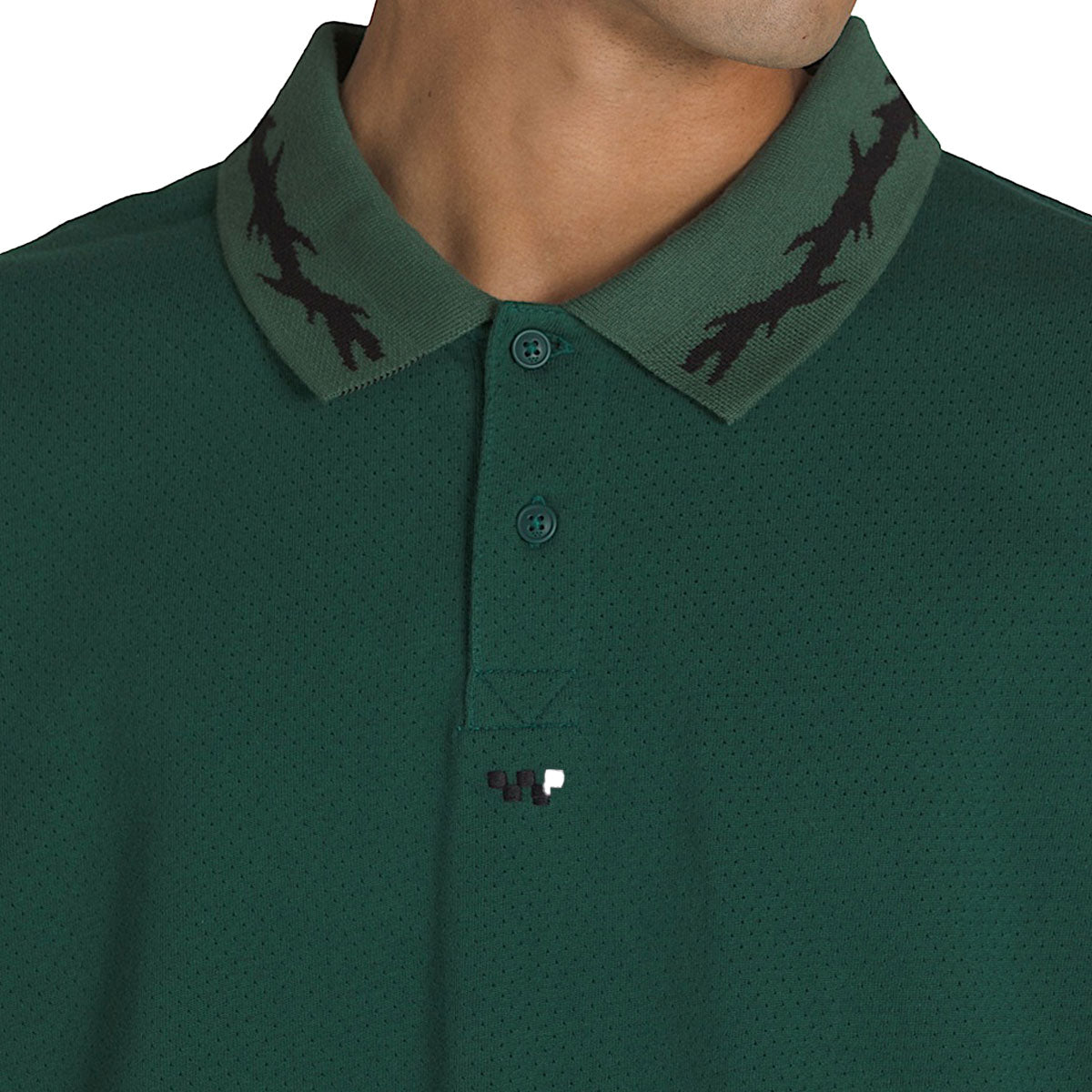 Vans Skate Mesh Polo Shirt - Rain Forest image 3