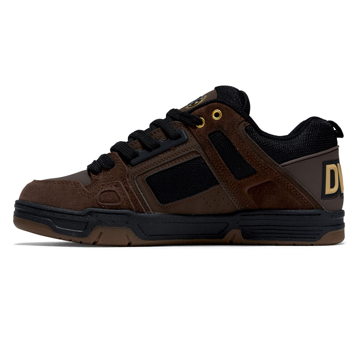 DVS Comanche Shoes - Brown/Black/Gold Suede image 2
