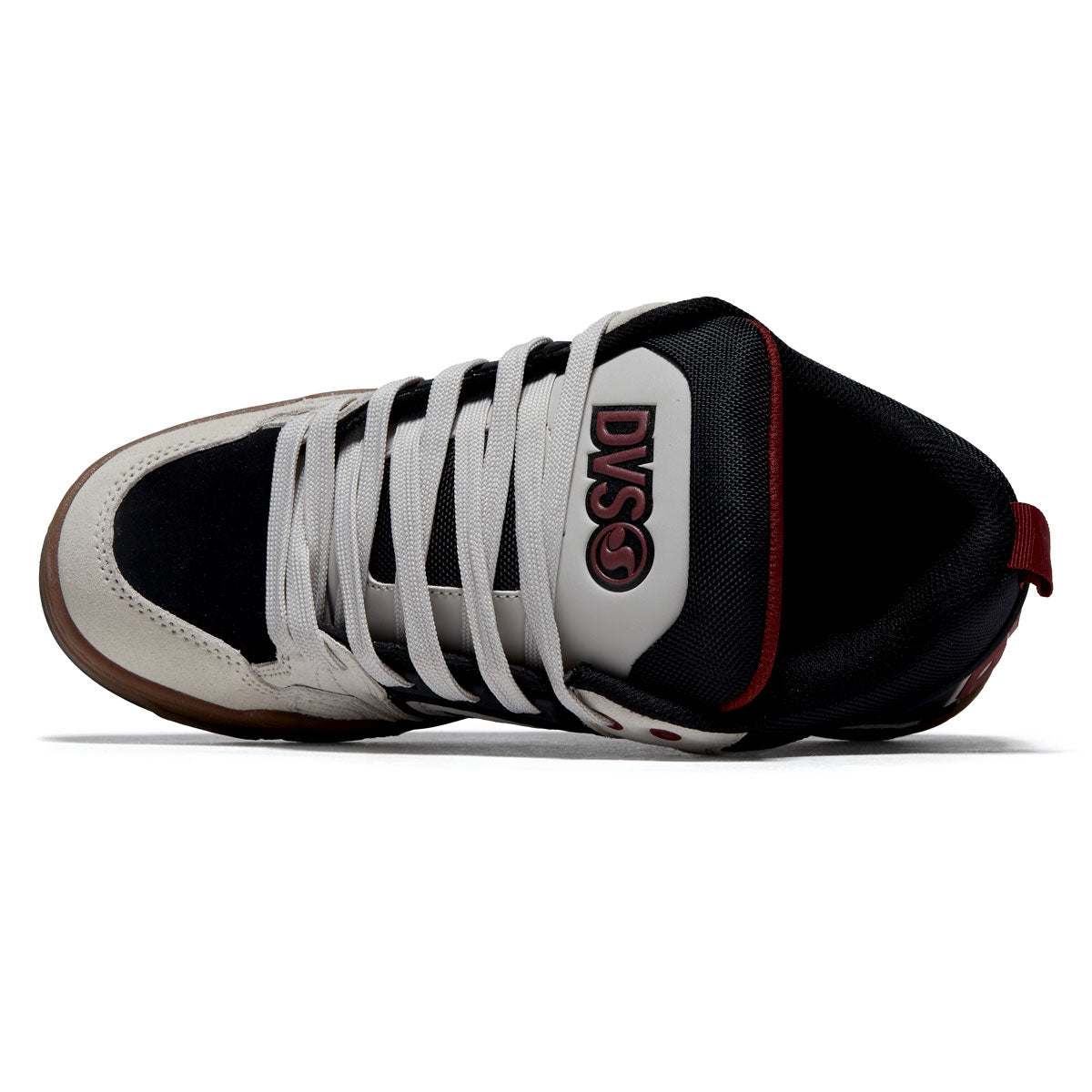 DVS Comanche Shoes - Silver Grey/Black/Ruby Wine Suede image 3