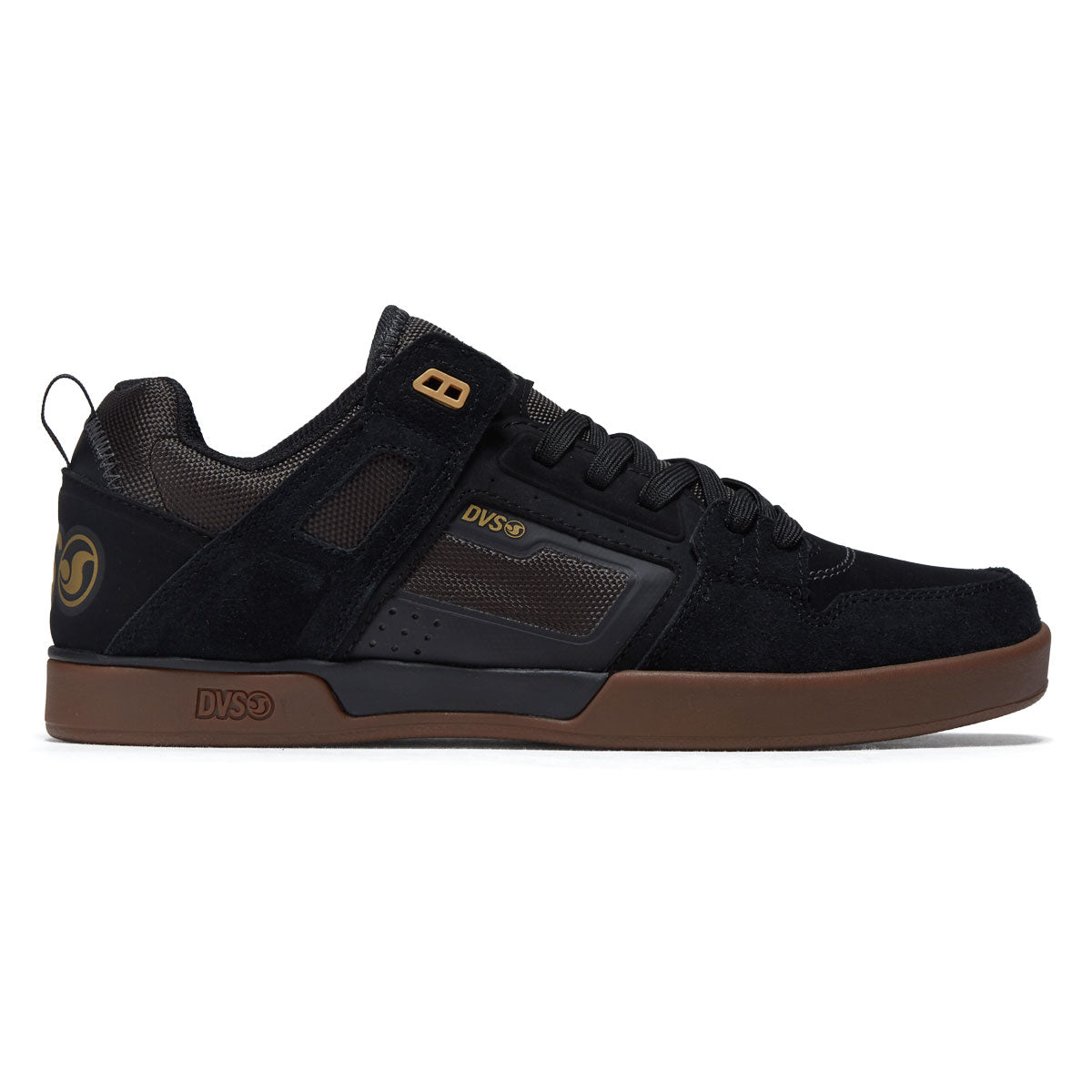DVS Comanche LT Shoes - Black/Black/Gum Suede image 1