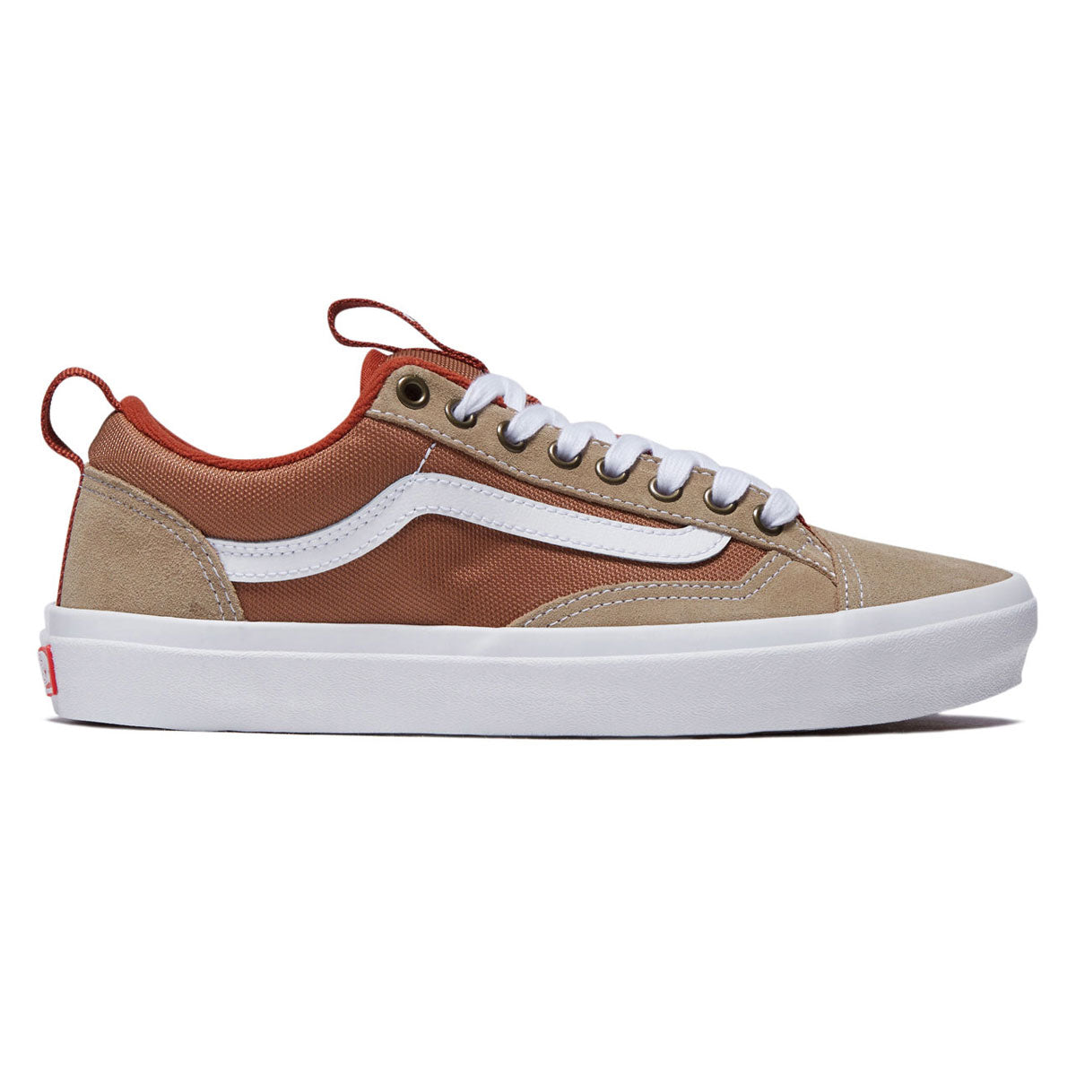 Vans Skate Old Skool 36+ Shoes - Khaki/Burnt Orange image 1
