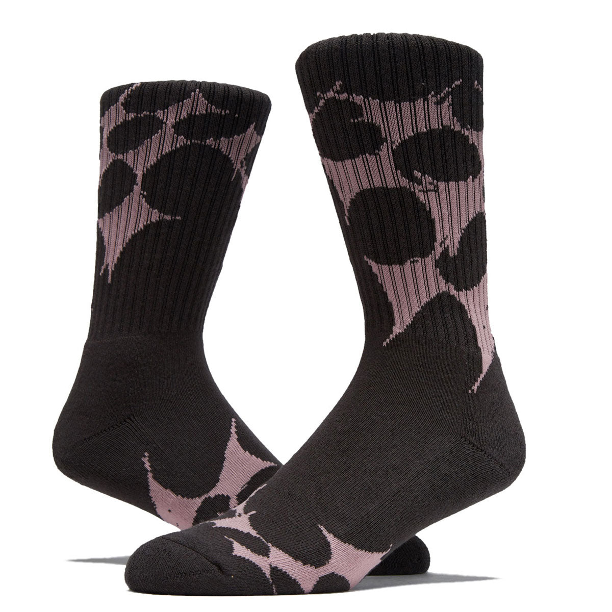 Vans Skate Splatter Web Crew Socks - Black image 2