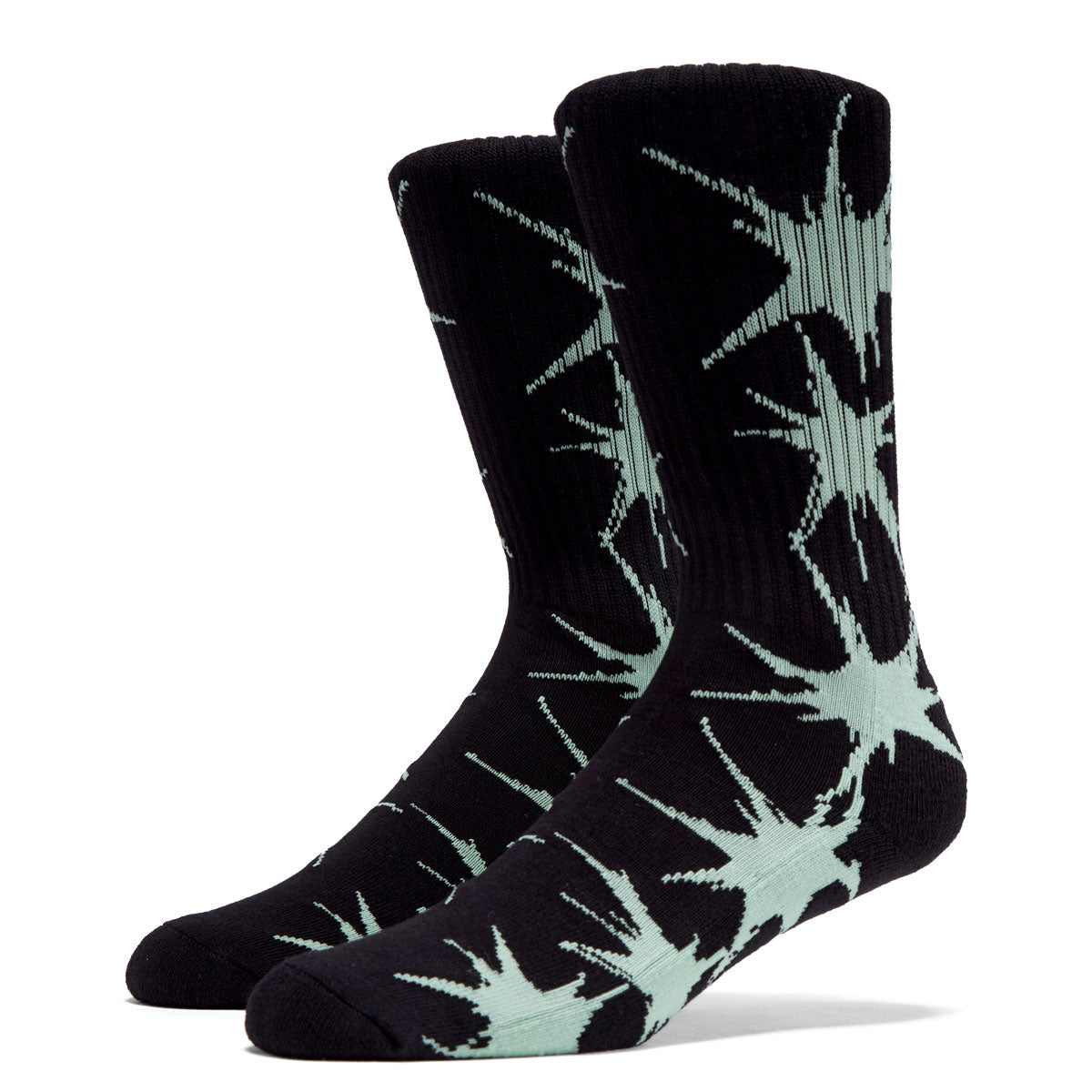 Vans Skate Splatter Crew Socks - Black image 1