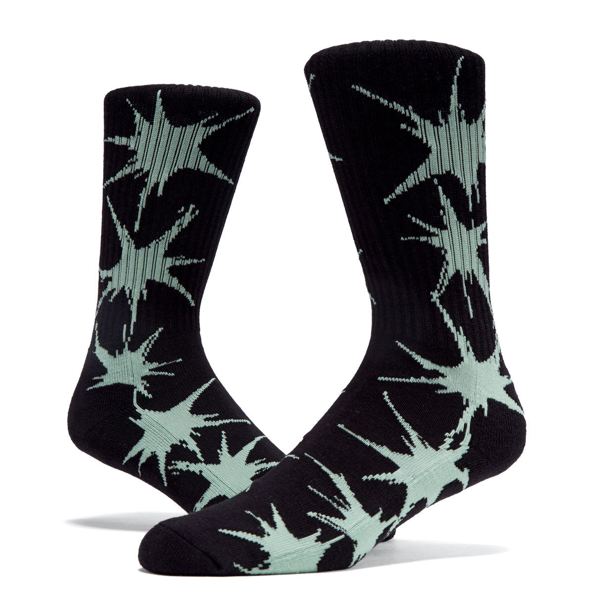 Vans Skate Splatter Crew Socks - Black image 2