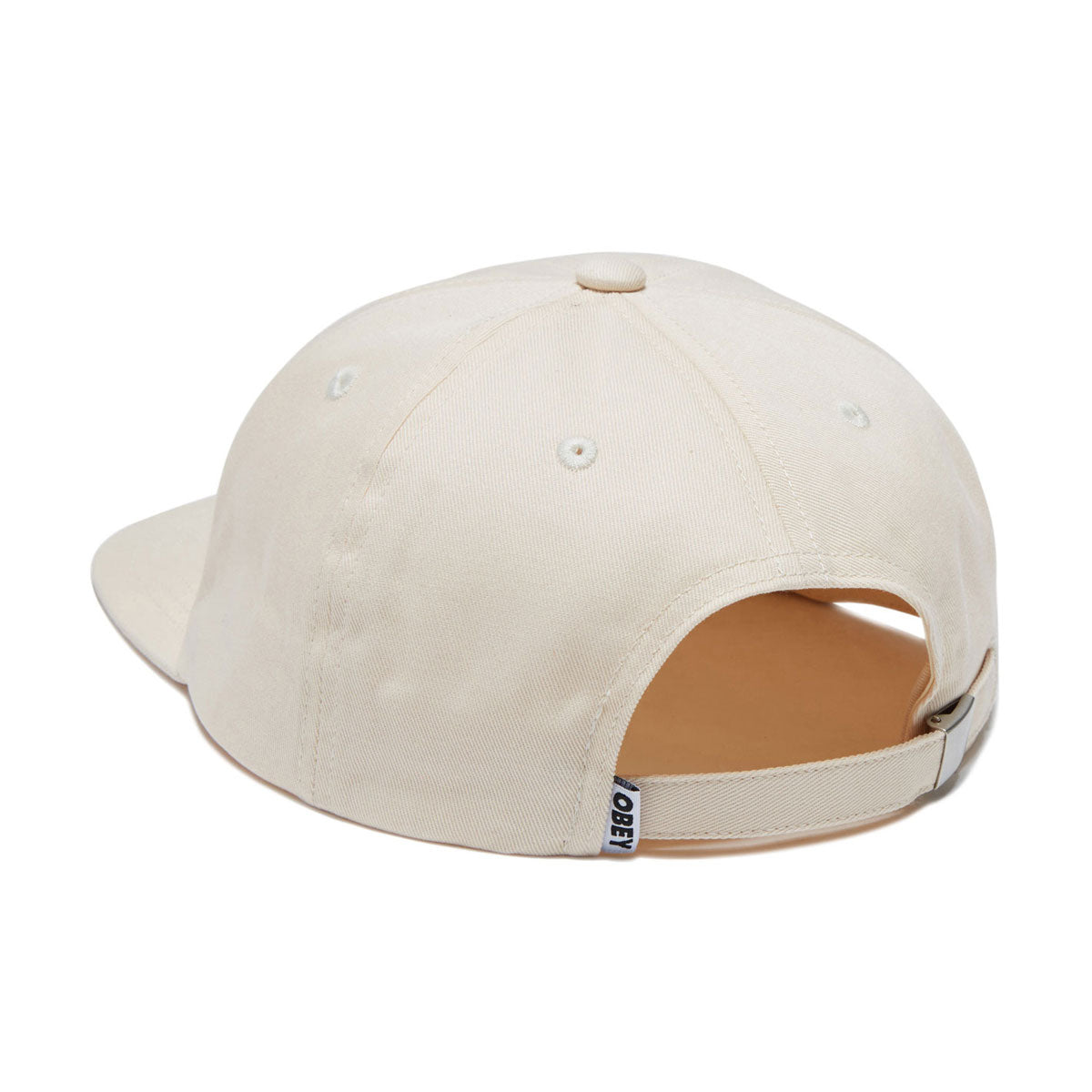 Obey Icon Patch Panel Strapback Hat - Unbleached image 2