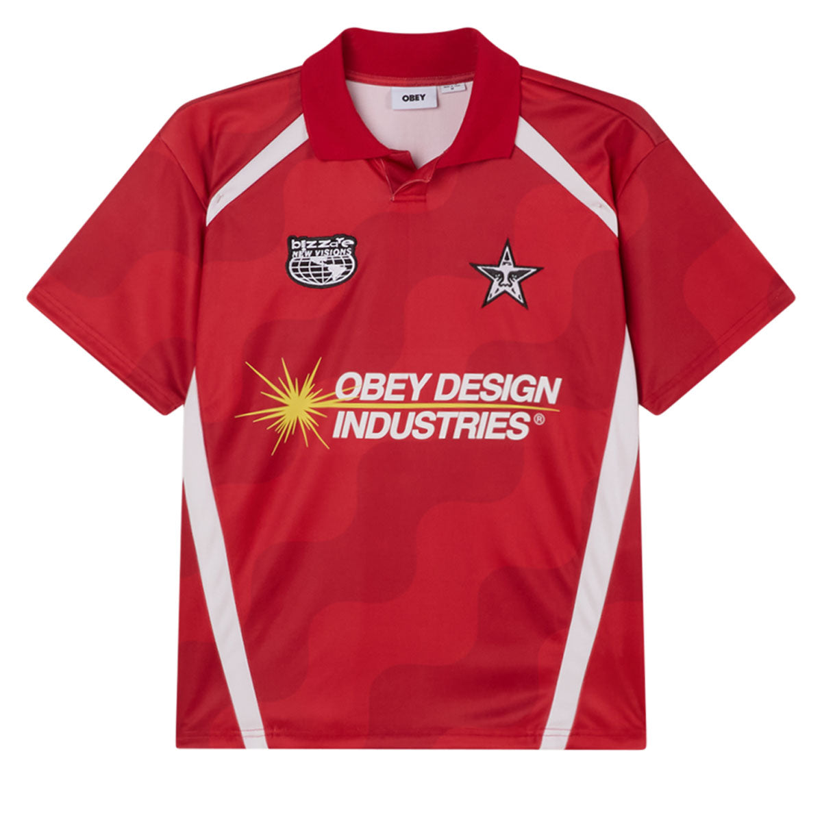 Obey Soccer Jersey - Red Multi image 1