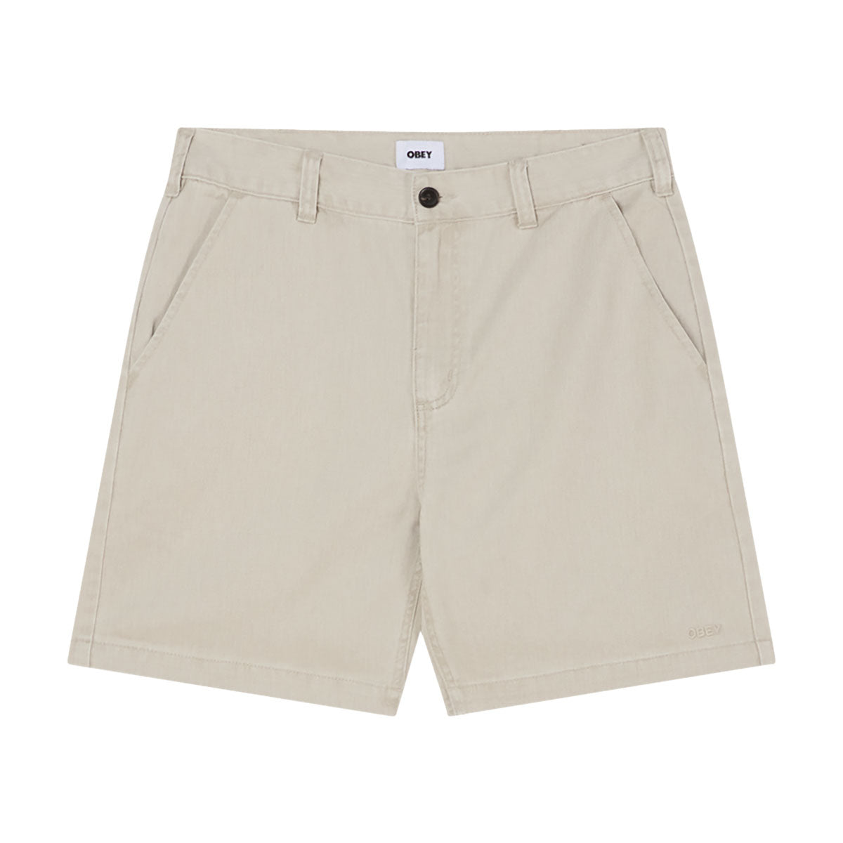 Obey Daily Shorts - Silver Grey image 1