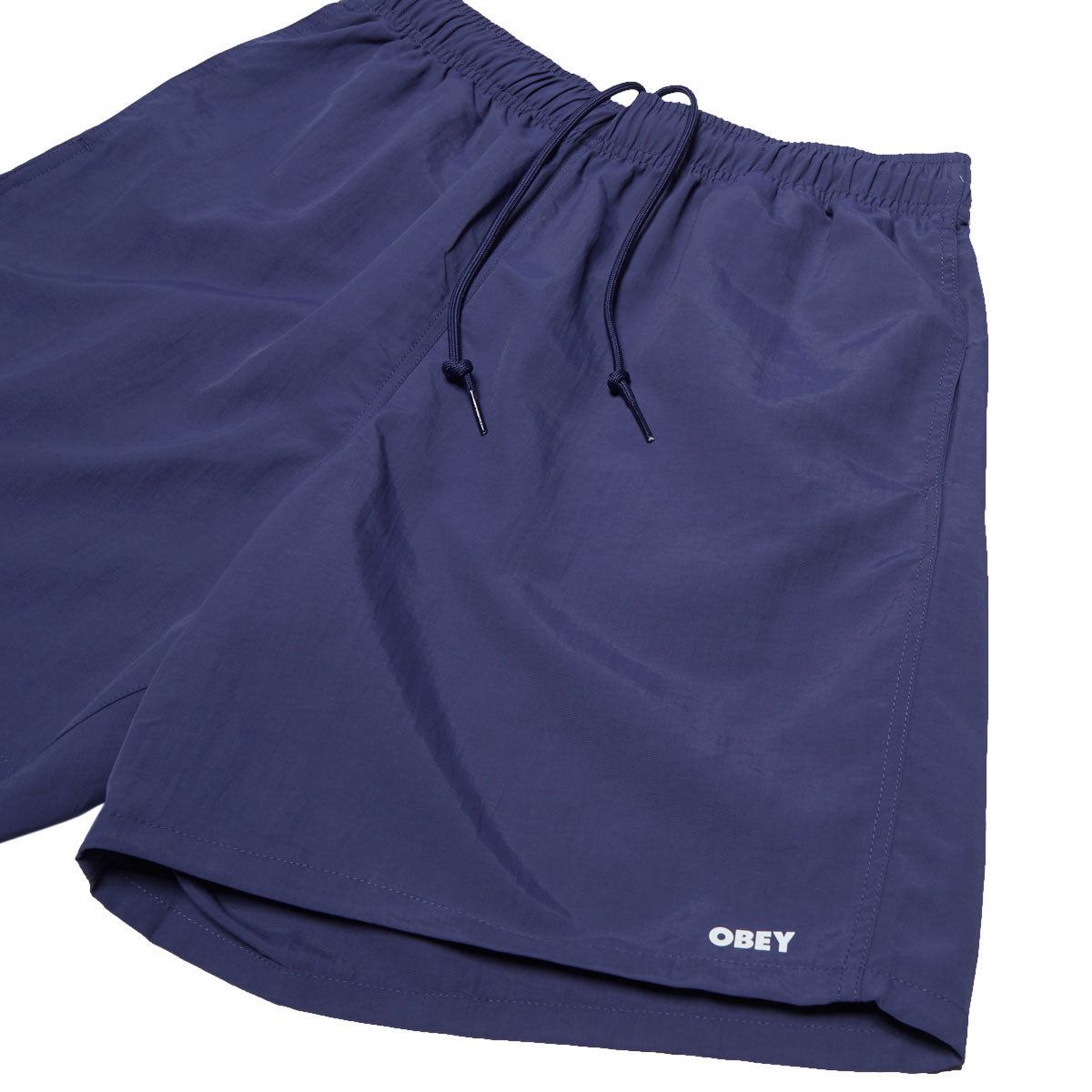 Obey Easy Bold Nylon Shorts - Skipper Blue image 3
