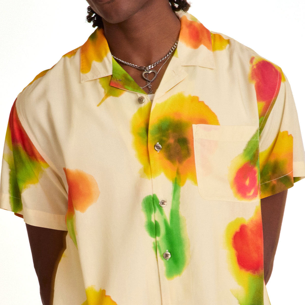 Obey Kinney Woven Shirt - Cream Multi image 3