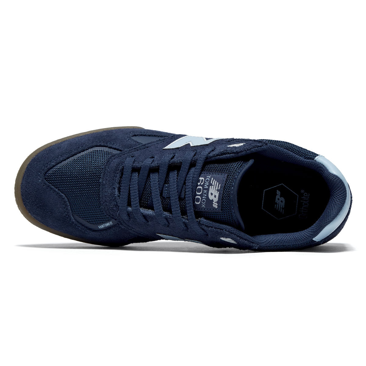 New Balance 600 Tom Knox Shoes - Navy/Gum image 3