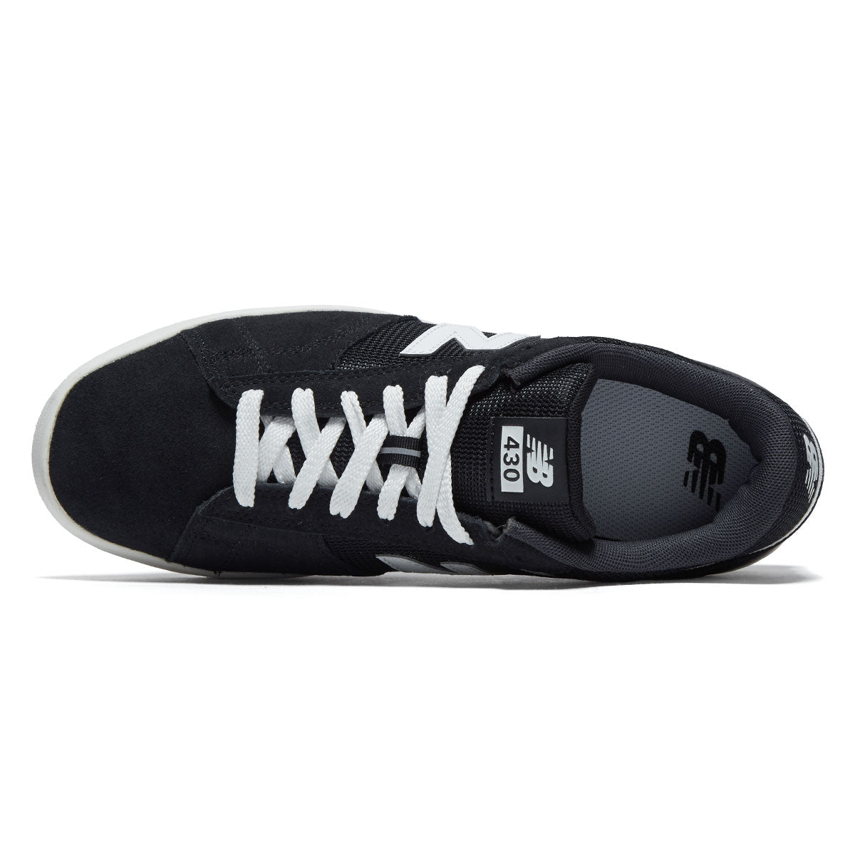 New Balance 430 Shoes - Black/White image 3