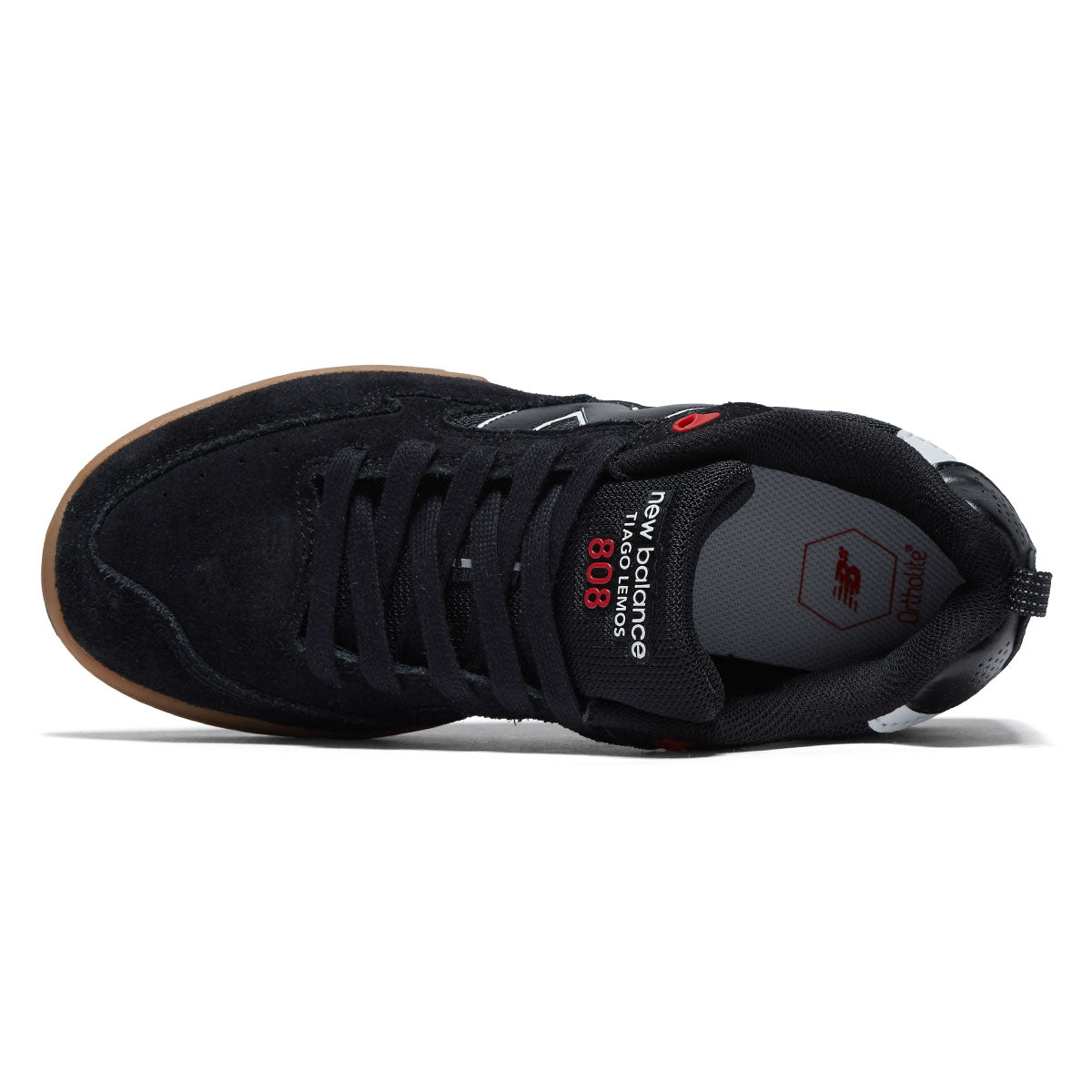 New Balance 808 Tiago Lite Shoes - Black/Gum image 3