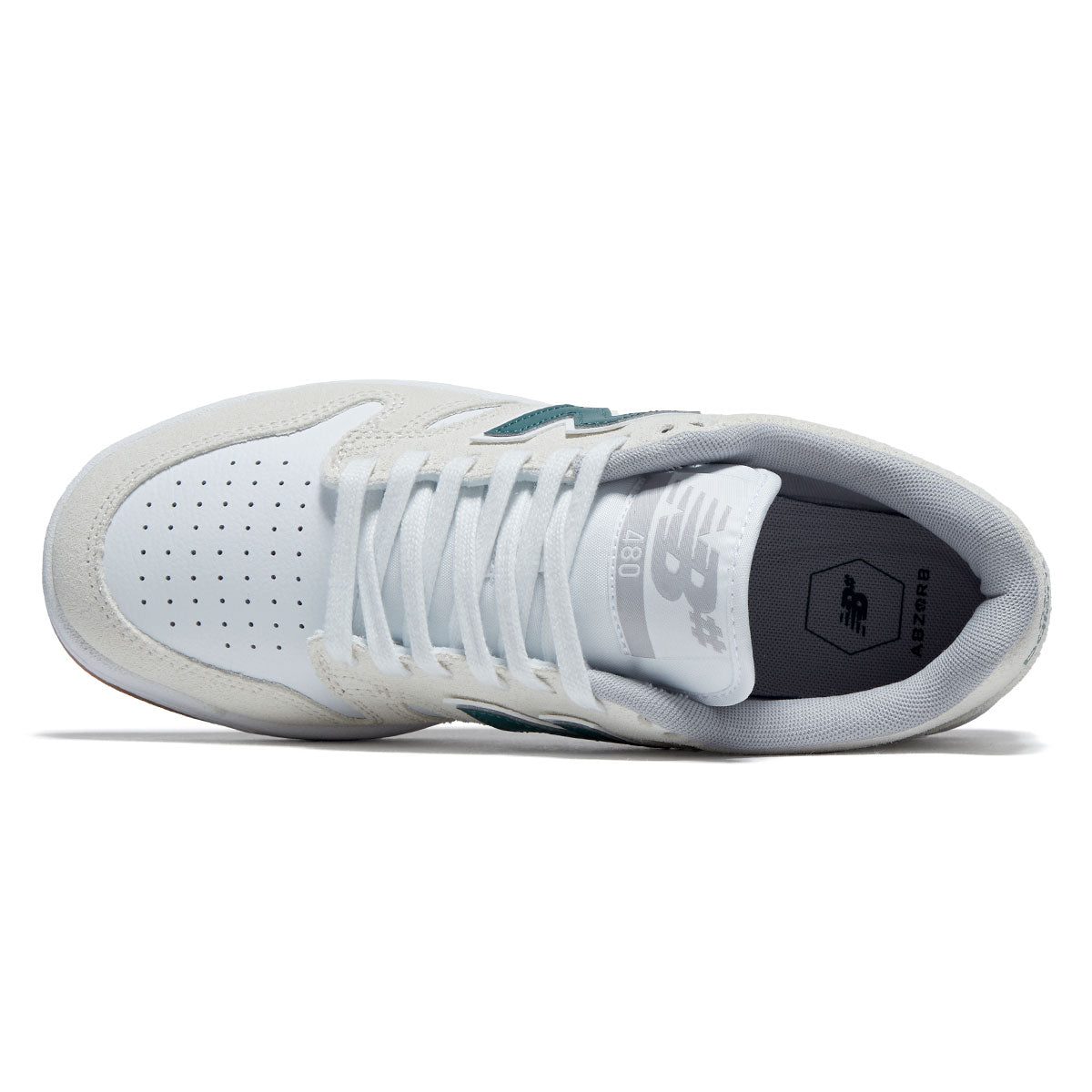 New Balance 480 Shoes - Sea Salt/Vintage Teal image 3