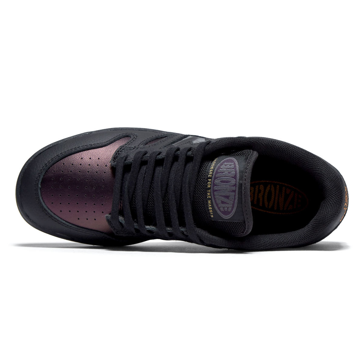 New Balance x Bronze 56k 480 Shoes - Black/Black image 3