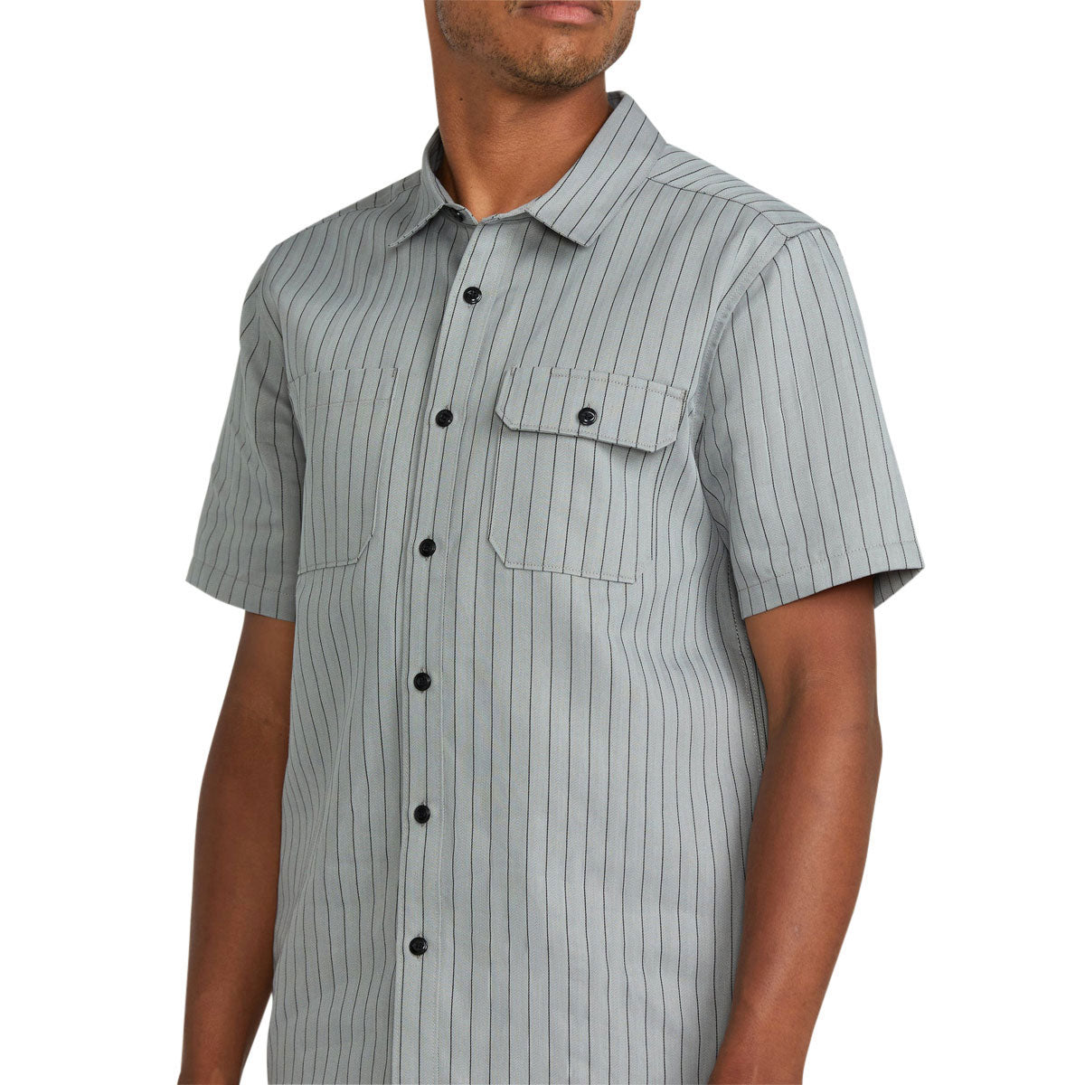 Volcom Trade Stone Shirt - Tower Grey image 3