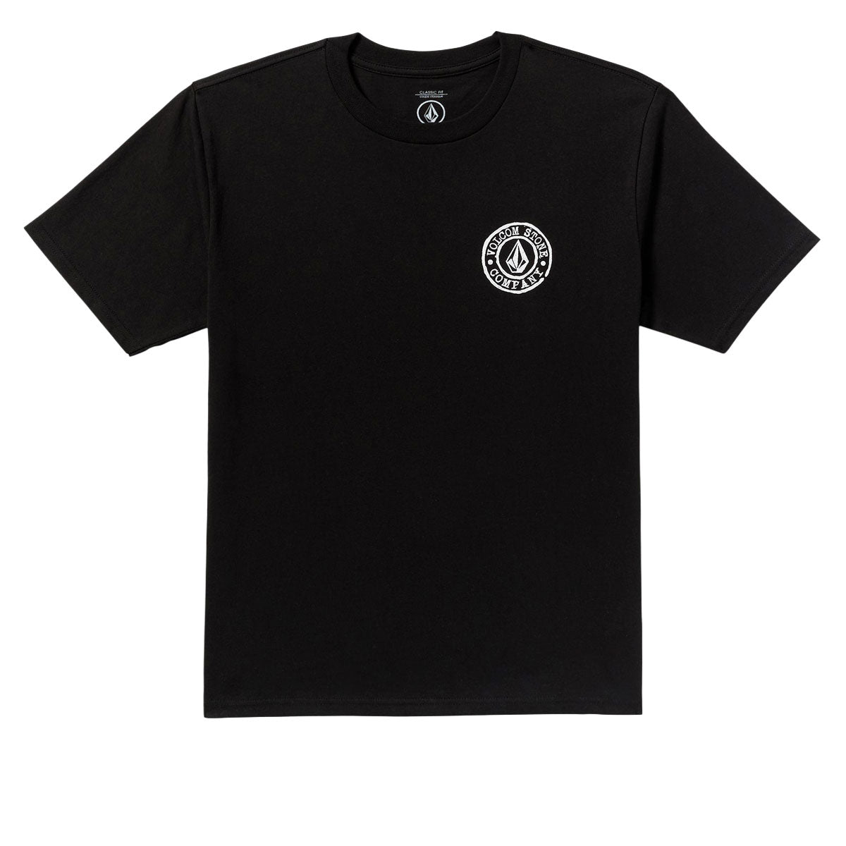 Volcom Logo Stamp T-Shirt - Black image 1