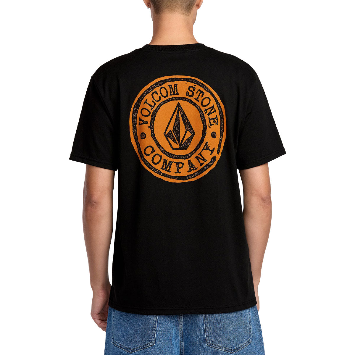 Volcom Logo Stamp T-Shirt - Black image 4