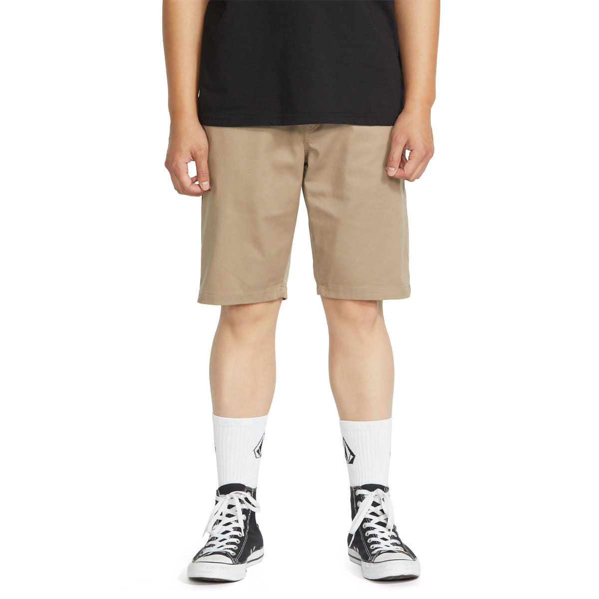 Volcom Frickin Modern Stretch 21 Shorts - Khaki 2025 image 2