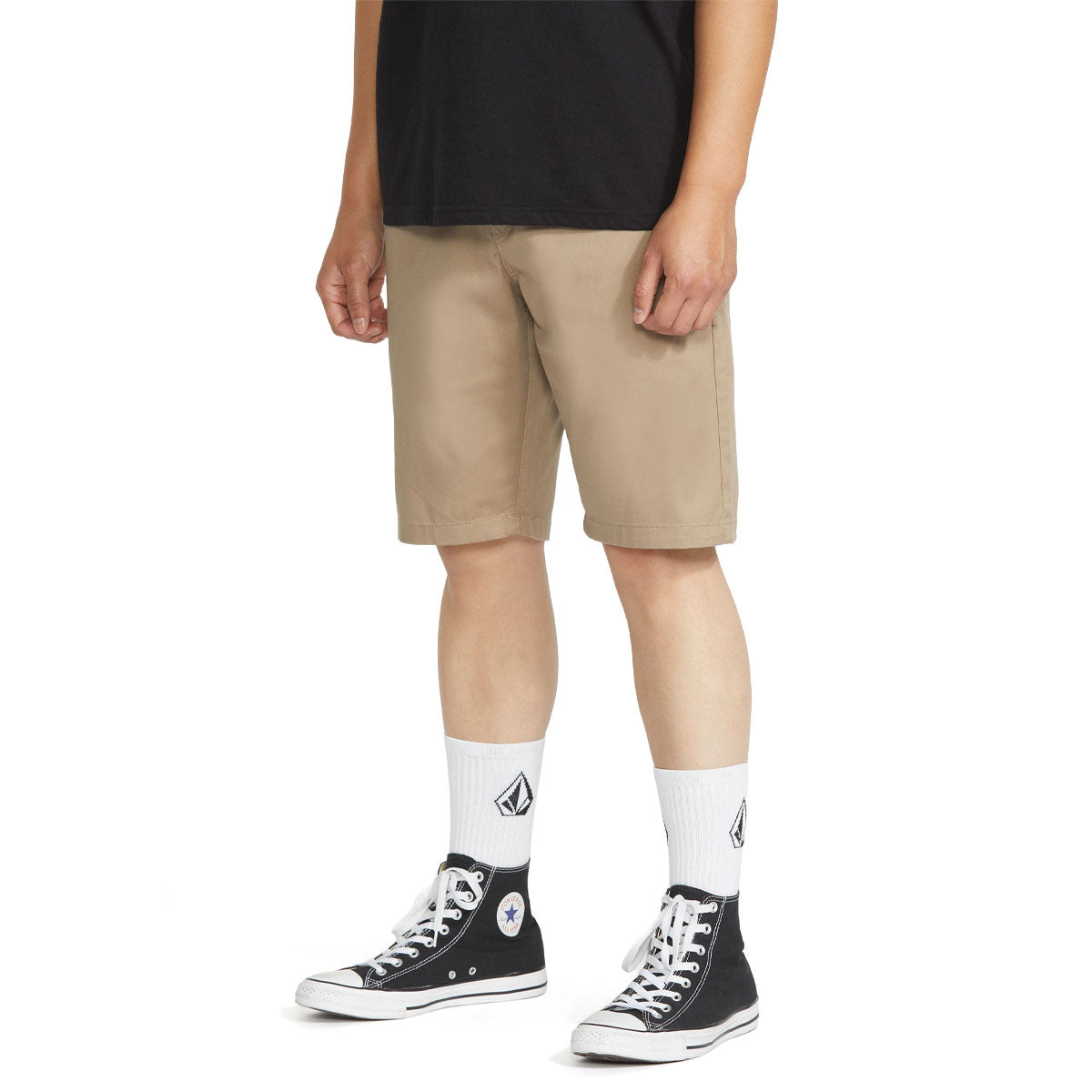 Volcom Frickin Modern Stretch 21 Shorts - Khaki 2025 image 5
