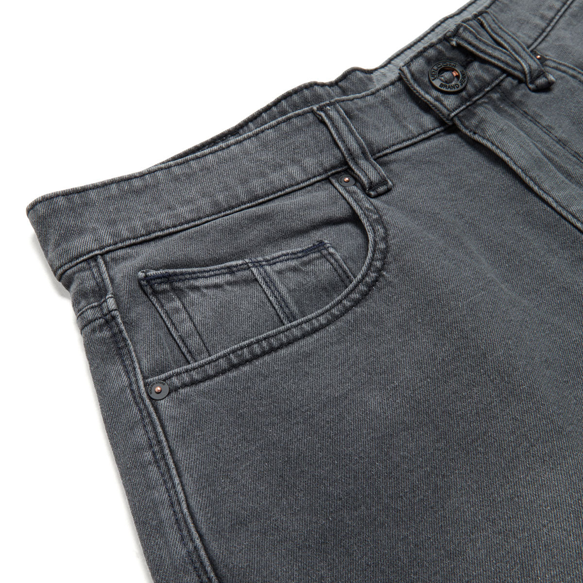 Volcom Billow Denim Short 22 Shorts - Concrete image 4